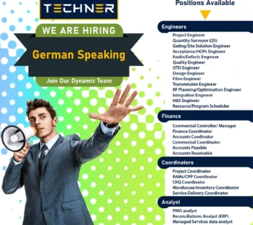 Techner - Jobs - German Speaking Staff