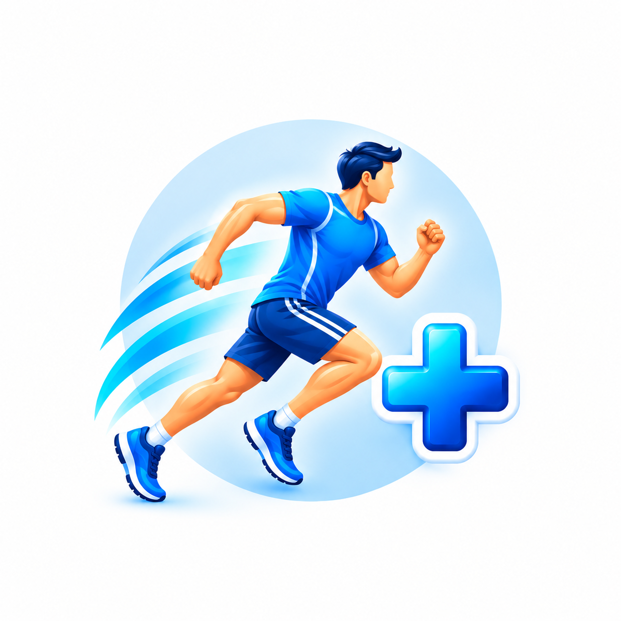 Physical therapy and rehabilitation icon